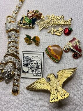 Vintage Broochs' and pin
